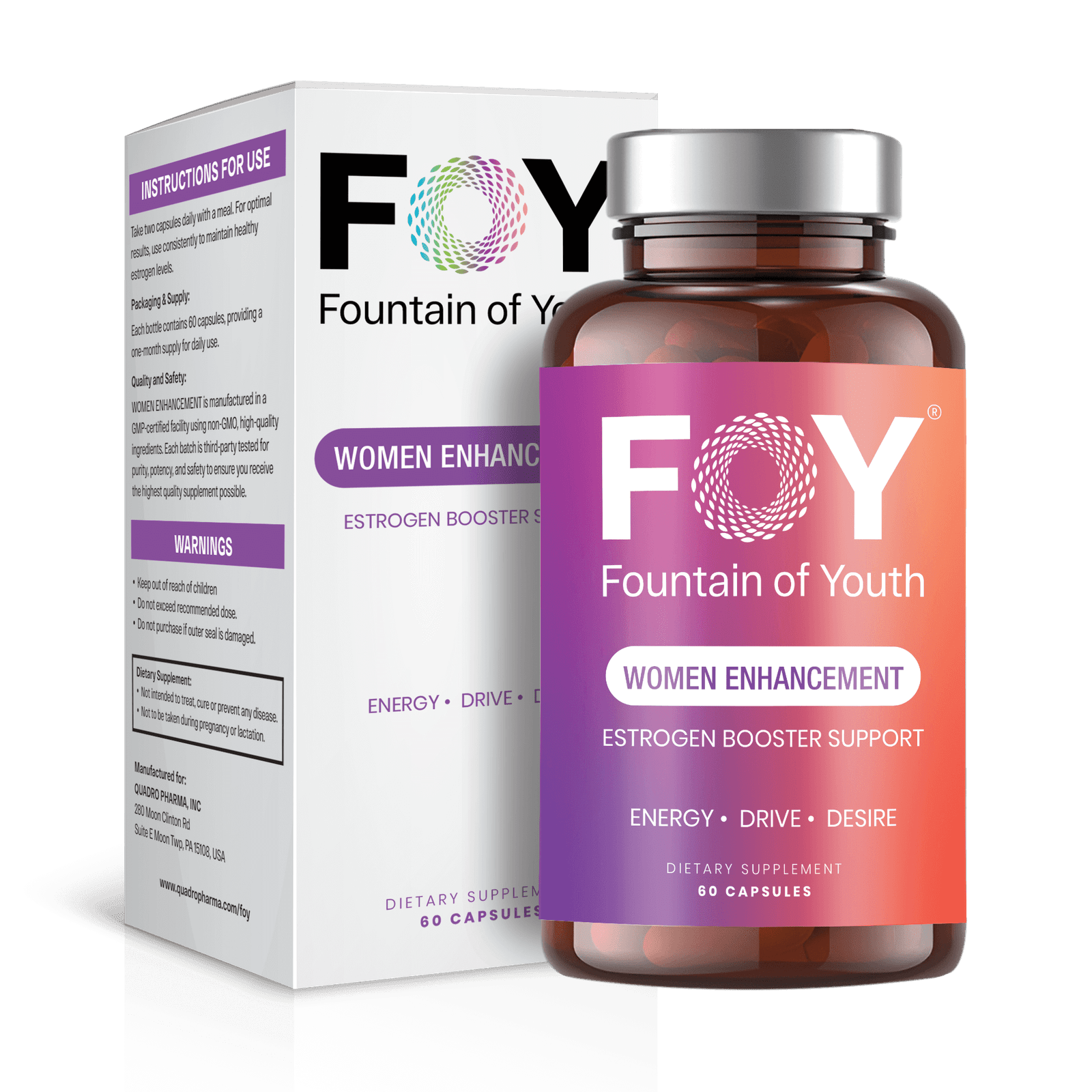 WOMEN ENHANCEMENT Bottle and Box
